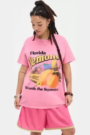 Urban Outfitters UO Florida Lemons Dad T-Shirt
