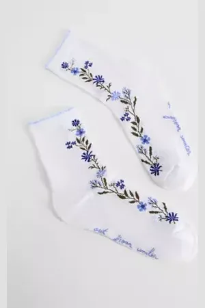 Out From Under Floral Socks