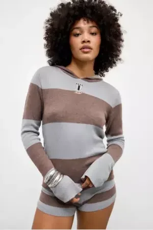Jaded London Team 93 Studded Knit Top