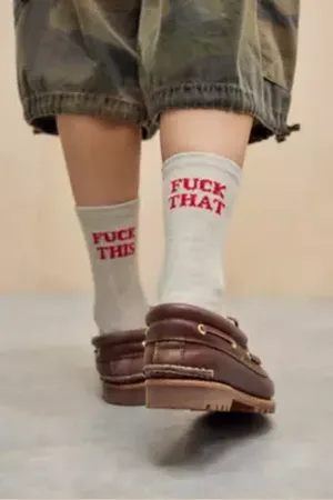Out From Under F*ck That F*ck This Socks