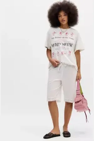 Out From Under Lace Trim Pantallete Shorts