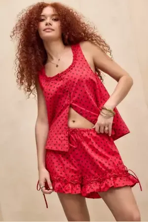 Damson Madder Mafalda Frilly Tie Bloomer Shorts