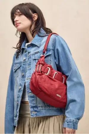 BDG Sonny Loop Through Faux Leather Bag