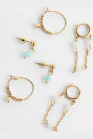 Silence + Noise Sun Charm Earrings 3-Pack