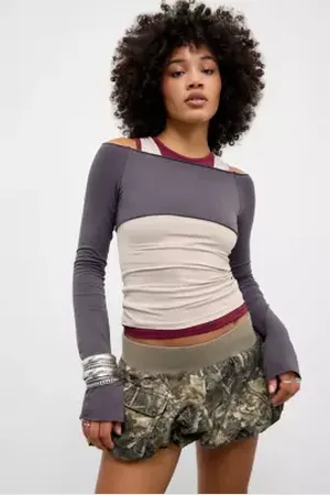 Jaded London Bailey Triple Layered Top UK 8 at Urban Outfitters