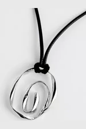 Silence + Noise Molten Spiral Choker Necklace