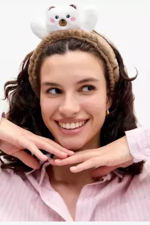 Urban Outfitters Teddy Hugs Spa Day Headband ALL at