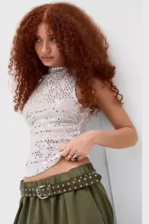 Motel Dudley Sequin Top