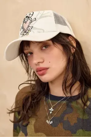 ED HARDY Death Before Trucker Cap