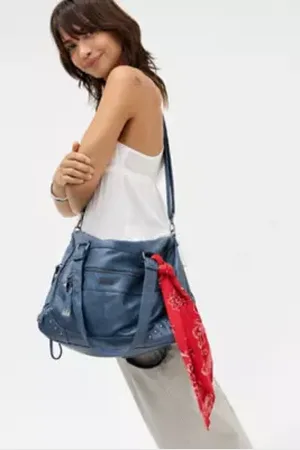 BDG Washed Faux Leather Cindy Scarf Detail Bag