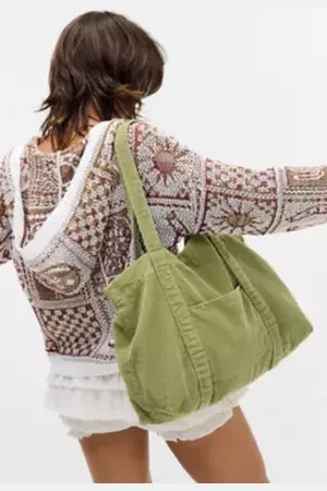 BDG Tab Pocket Corduroy Tote Bag 54cm x W: 12cm x H: 34.5cm at Urban Outfitters