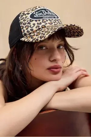 Von Dutch UO Exclusive Leopard Trucker Cap