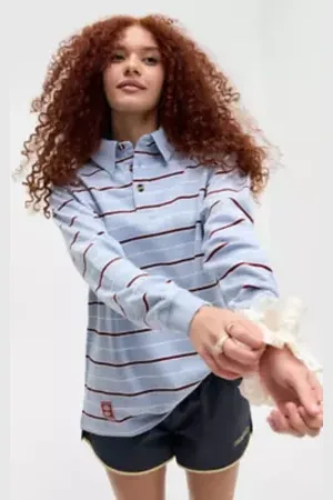 Damson Madder Remie Stripe Rugby Top