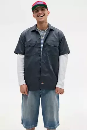 Dickies Charcoal Short Sleeve Work Shirt