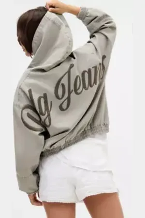BDG Daria Embroidered Canvas Jacket