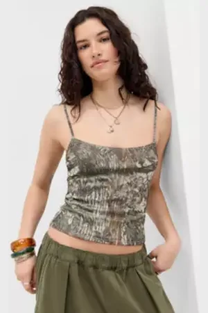 Motel Sunala Camo Cami M at Urban Outfitters