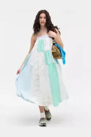 BDG Dakota Patchwork Midi Dress