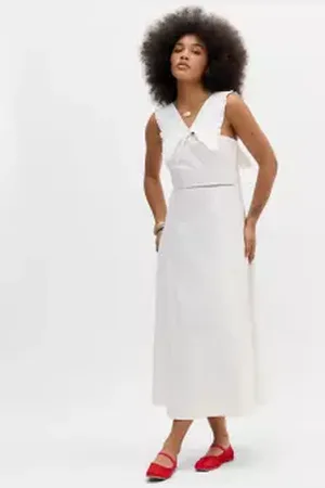 Damson Madder Fan Fan Midi Dress