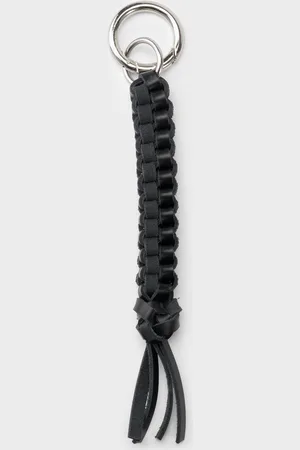 Vagabond Braided Bag Charm - Leather