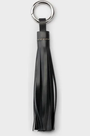Vagabond Tassel Bag Charm - Leather