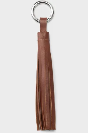 Vagabond Tassel Bag Charm - Leather