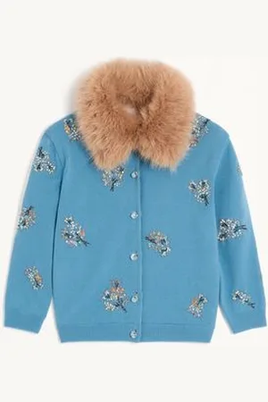 VALENTINO EMBROIDERED CARDIGAN Woman L