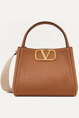 VALENTINO GARAVANI GARAVANI ALLTIME MEDIUM HANDBAG IN GRAINY CALFSKIN Woman UNI