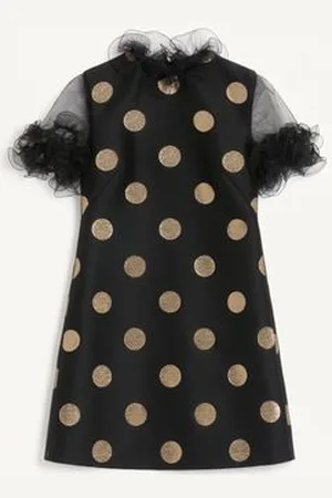 VALENTINO SHORT DRESS IN JACQUARD LUREX PLUSDEPOIS Woman 36