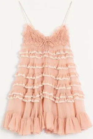 VALENTINO CHIFFON SHORT DRESS Woman 36