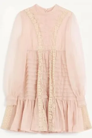 VALENTINO SHORT ORGANZA DRESS Woman 36