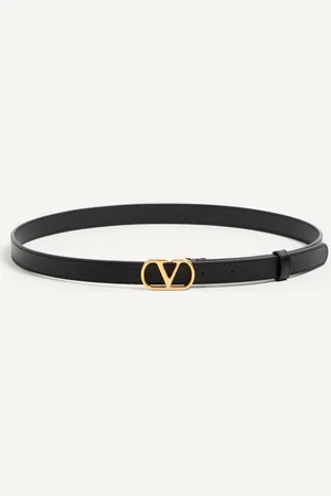 VALENTINO GARAVANI VLOGO SIGNATURE BELT IN SHINY CALFSKIN 20 MM Woman 065