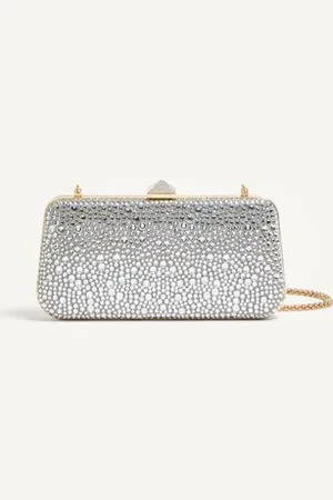 VALENTINO GARAVANI CARRY SECRETS RHINESTONE MINAUDIERE Woman UNI