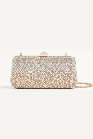 VALENTINO GARAVANI CARRY SECRETS RHINESTONE MINAUDIERE Woman UNI