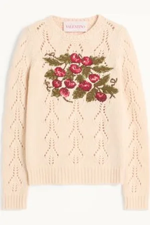 VALENTINO EMBROIDERED SWEATER Woman L