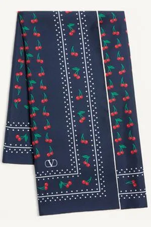 VALENTINO GARAVANI CHERRYFIC SILK SCARF Woman UNI