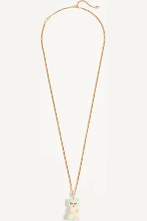 VALENTINO GARAVANI LE CHAT DE LA MAISON NECKLACE IN METAL, NYLON AND SWAROVSKI?? CRYSTALS Woman UNI