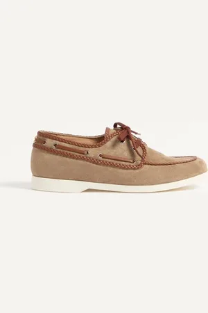 VALENTINO GARAVANI PALM AVENUE CRUST AND NAPPA LEATHER BOAT SHOE Man 39