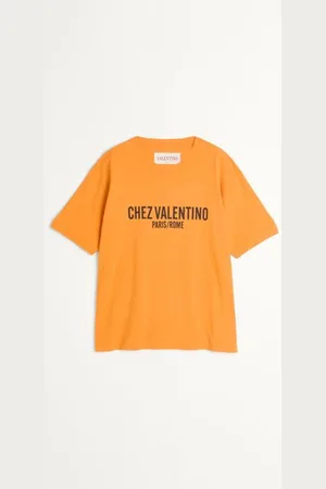 VALENTINO COTTON T-SHIRT WITH CHEZ PRINT Man 3XL