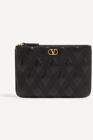 VALENTINO GARAVANI GARAVANI QUILTIE 67 POUCH IN QUILTED NAPPA Woman UNI