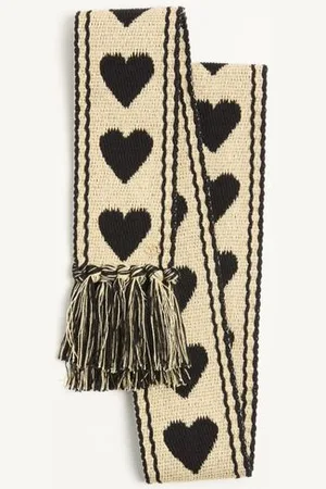 VALENTINO GARAVANI ANTIBES COTTON SCARF WITH FRINGE Man UNI