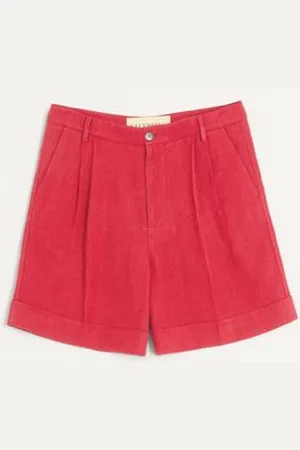 VALENTINO CUFFED LINEN BERMUDA SHORTS Man 44