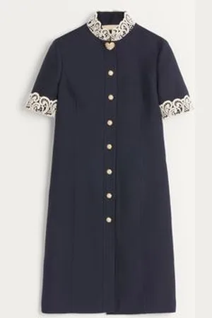 VALENTINO CREPE COUTURE MIDI DRESS Woman 36