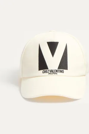 VALENTINO GARAVANI CHEZ COTTON BASEBALL CAP WITH EMBROIDERY Man 57