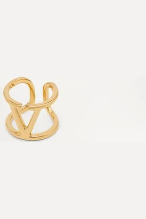 VALENTINO GARAVANI VLOGO SIGNATURE METAL RING Woman 11