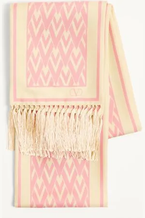 VALENTINO GARAVANI TOUTE LA V SILK BANDEAU SCARF Woman UNI