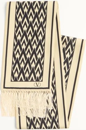 VALENTINO GARAVANI TOUTE LA V SILK BANDEAU SCARF Woman UNI