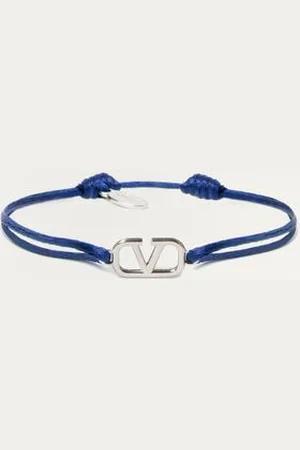 VALENTINO GARAVANI VLOGO SIGNATURE COTTON BRACELET Man UNI
