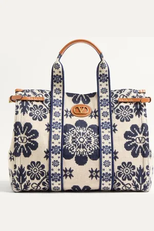 VALENTINO GARAVANI GARAVANI ANTIBES JACQUARD HANDBAG Woman UNI