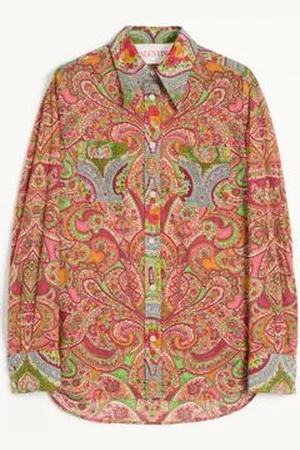 VALENTINO SHIRT IN MUSSOLA CACHEMIRE VOYAGE IMAGINAIRE Woman 36