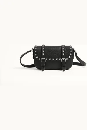 VALENTINO GARAVANI MINI ROCKSTUD BAG IN GRAINY CALFSKIN Man UNI